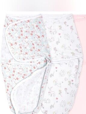 Aden + Anais Floral Wrap Swaddle SleepSack - 3 pk